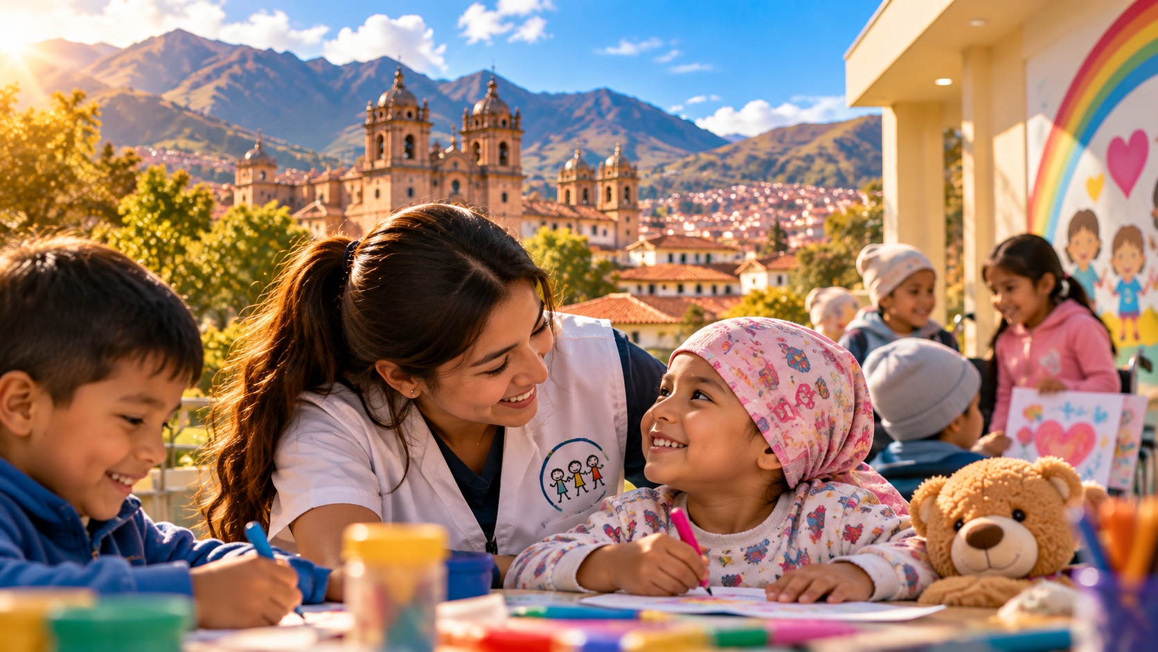 Familias y equipo de Asociación Pacai Cusco